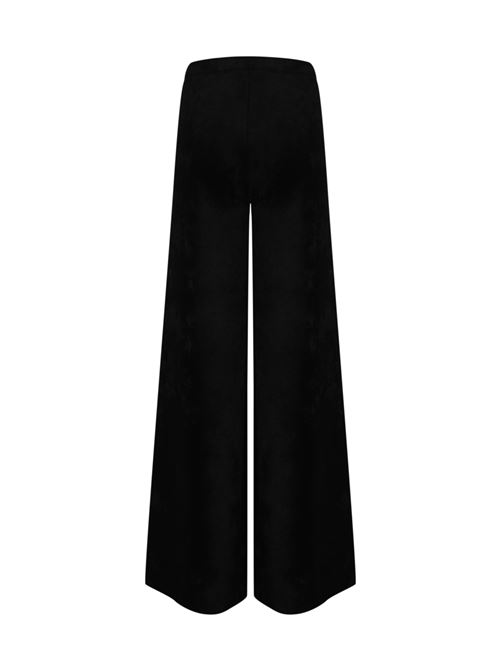 Pantalone in maglia di velluto D. Exterior | 595922NERO